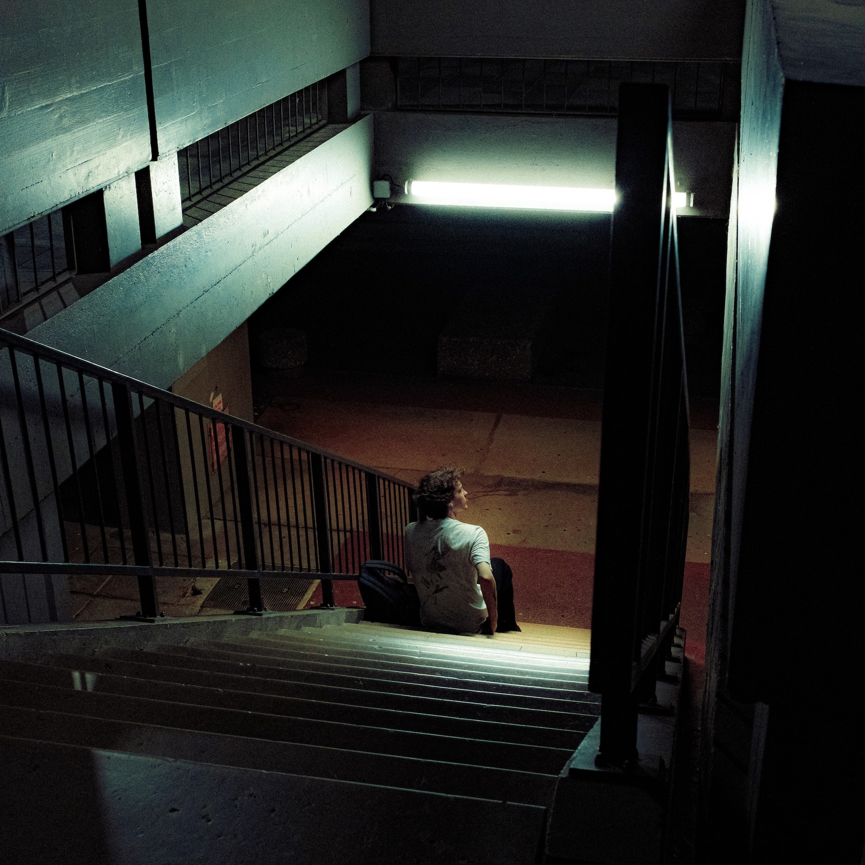 A picture of people swimming